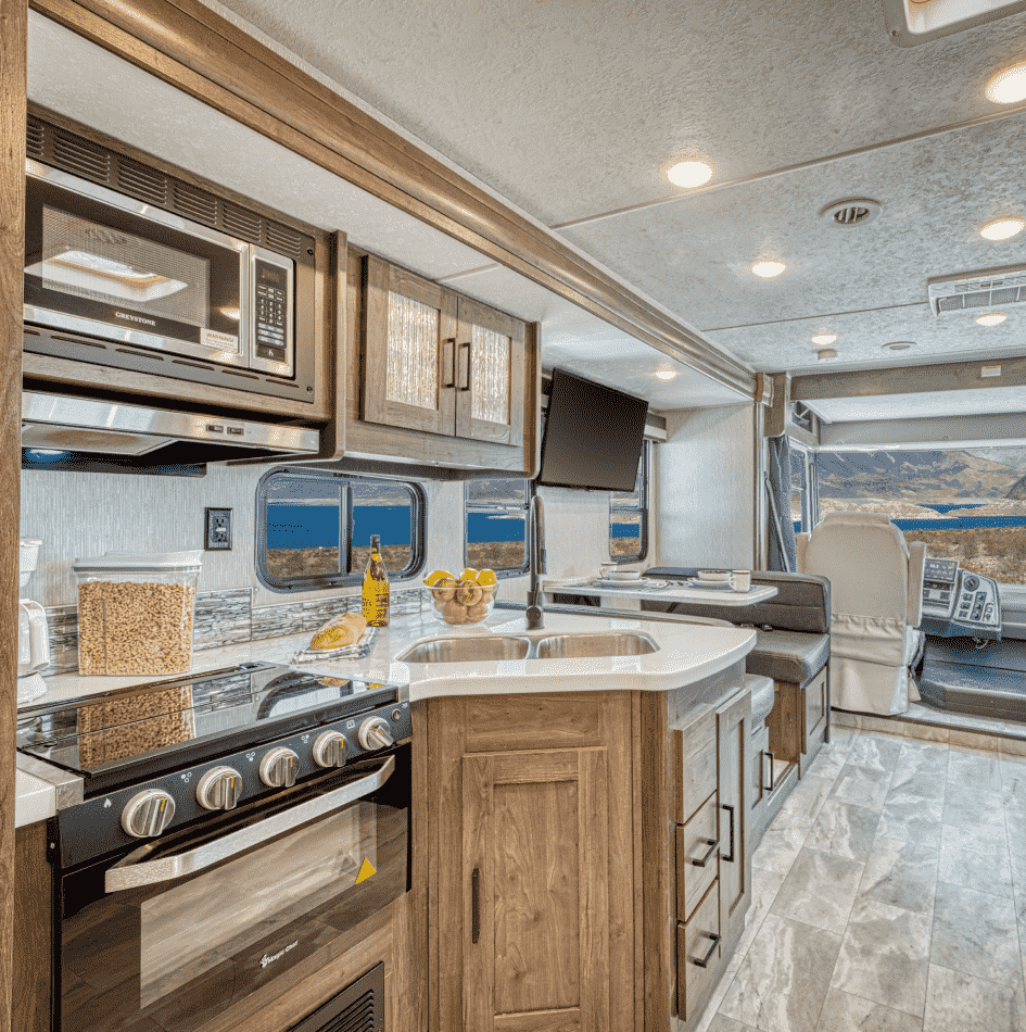 Kitchen Class A Family Sleeper Kitchen