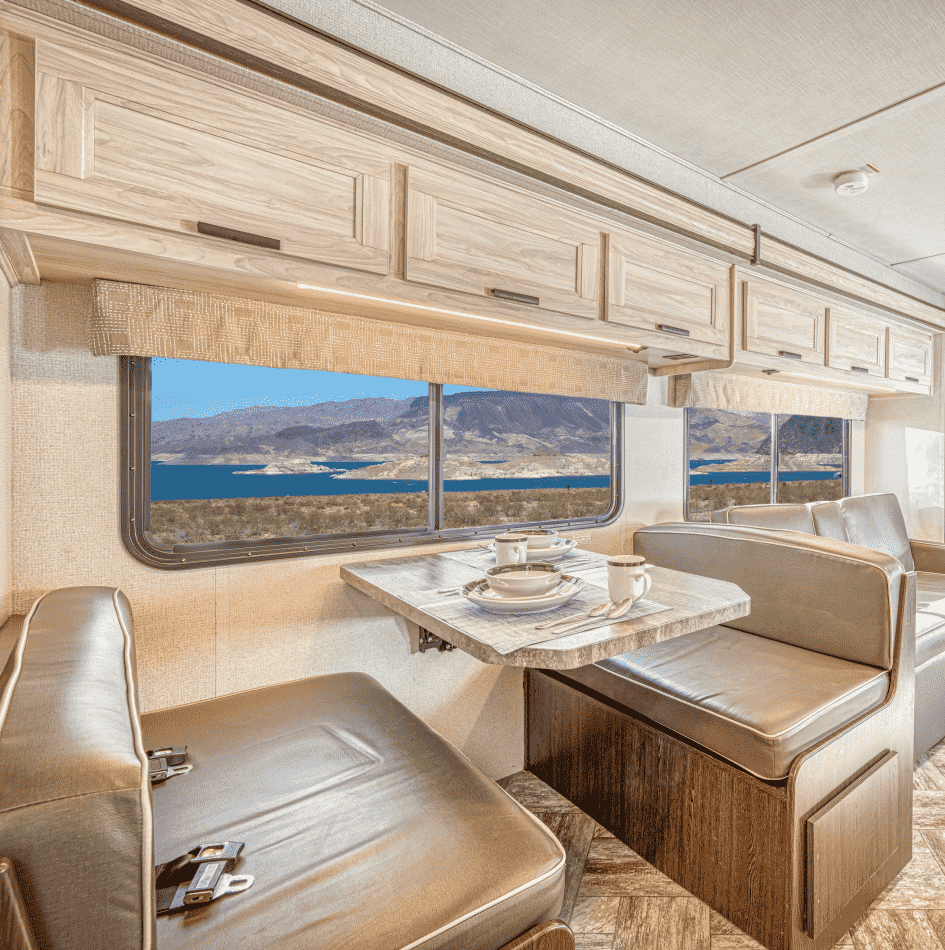 Dining Area Class C Family Sleeper Dining Area