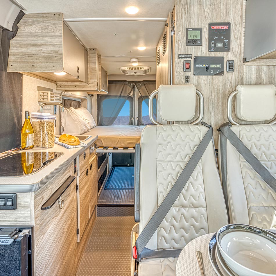 Living Area Class B Campervan Living Area