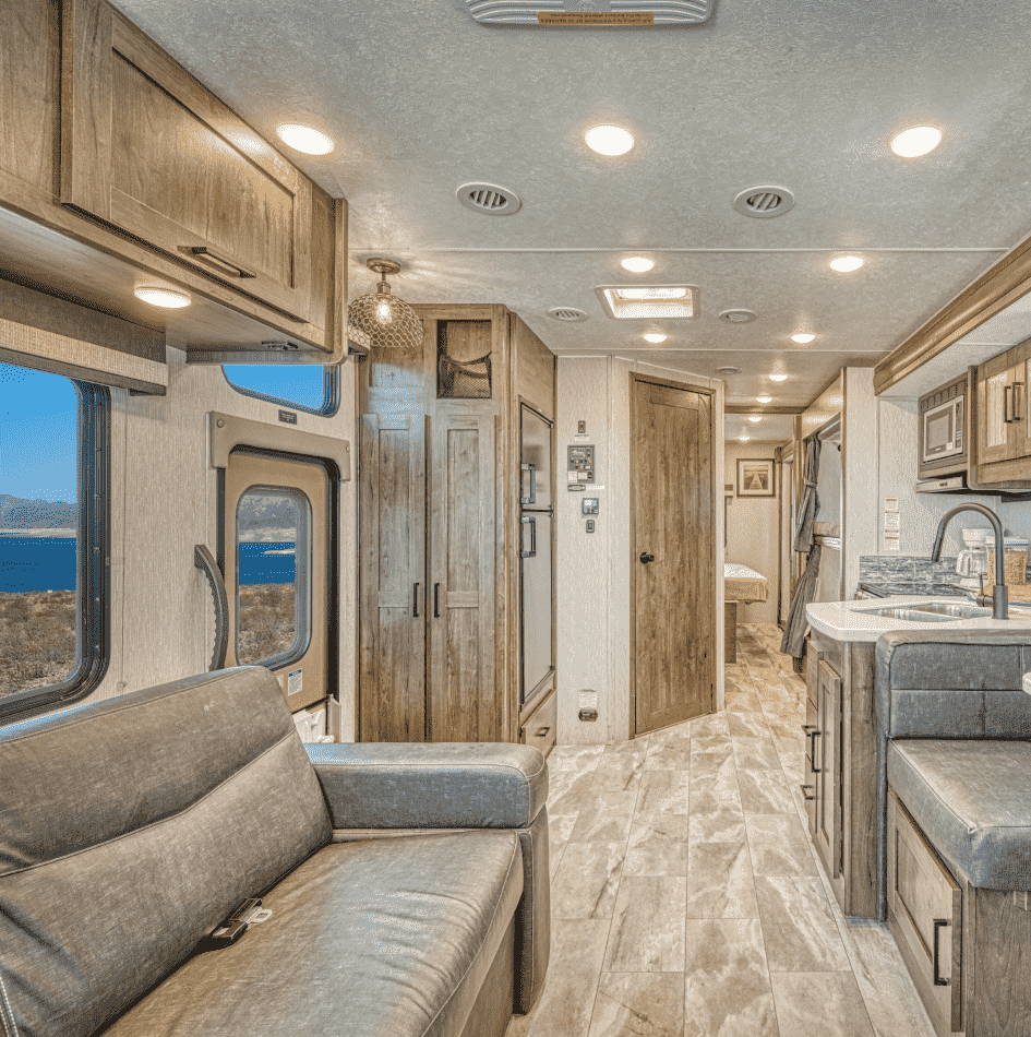 Living Area Class A Family Sleeper Living Area