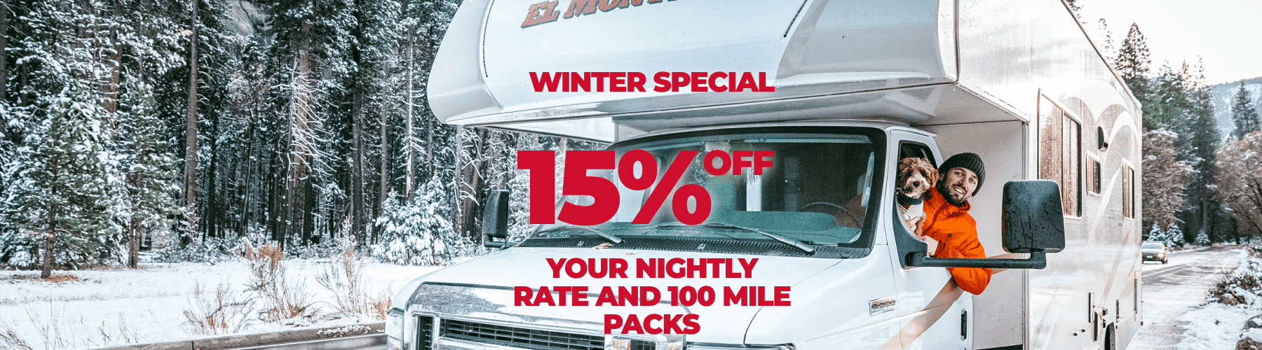 El Monte RV Winter Deal